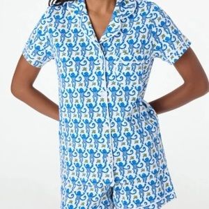 Roller Rabbit Monkey Polo Pajamas